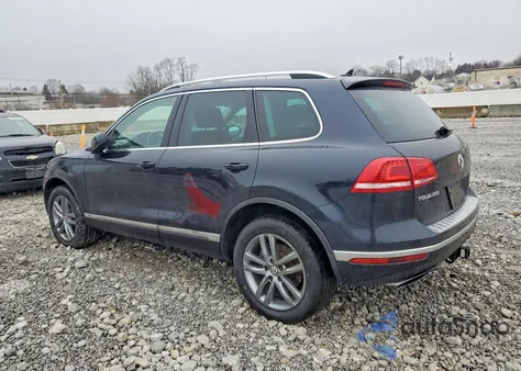 2016 Volkswagen Touareg Sport from USA, damaged, VIN WVGEF9BP5GD001484